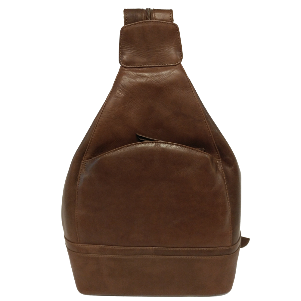 Sling Leather Backpack with Arch Pocket
