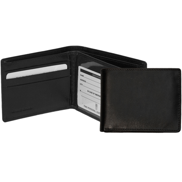 Men's Leather Bi-fold Wallet by ILI New York
