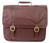 Leather Briefcase Laptop Merger
