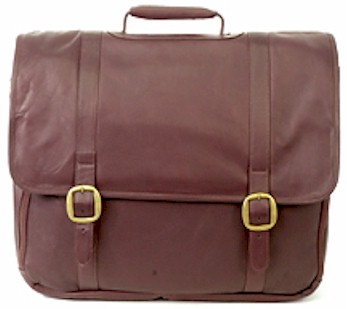 Leather Briefcase, Laptop Merger