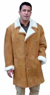 Sheepskin Closed Seam Marlboro Coat
