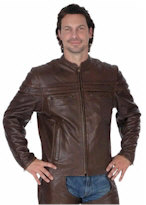 Village Shop - Unik Premium Brown Leather Jacket