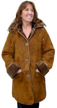 style 376 shearling coat