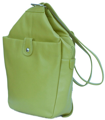 ILI Convertible Leather Backpack / Shoulder Bag