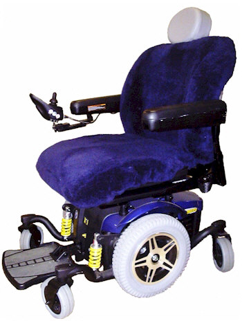 Tailor-made Sheepskin Wheelchair Seat Cover