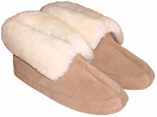 Soft Sole Sheepskin Slippers