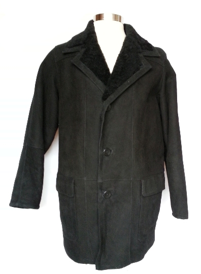 Black Classic Shearling Coat