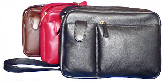 Organizer Safari Leather Bag