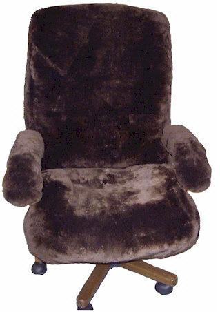Tailor Made Sheepskin Office Chair Cover