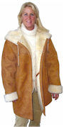 Hooded Sheepskin Coat