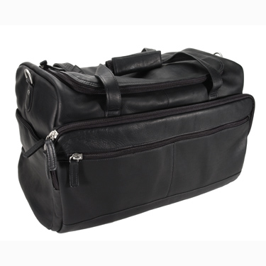 Mardi Gras Leather Duffel Bag