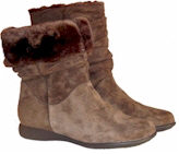 Mia Slouch Faux Sheepskin Boots by Santana Canada