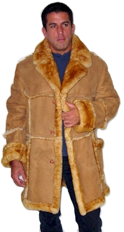 Open Seam Marlboro Sheepskin Coat