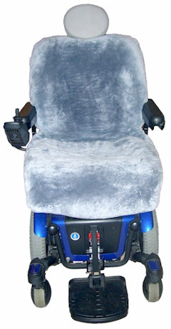 Ready-Made All-Sheepskin Power Chair Cover