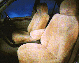Sheepskin Seat Covers - Custom Fit