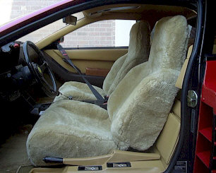 Sheepskin Seat Cover; Tailor Made