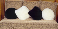 Village Shop - sheepskin pillows
