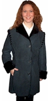 Navy Blue Spanish Merino Coat