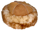 Long Hair Sheepskin Round Hat
