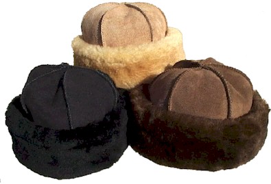 Sheepkin Round Hat