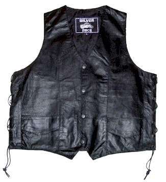 Leather Vest w/ Side Laces