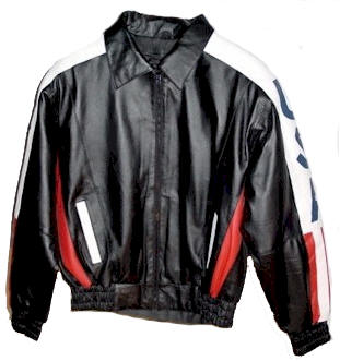 Leather USA Jacket, front