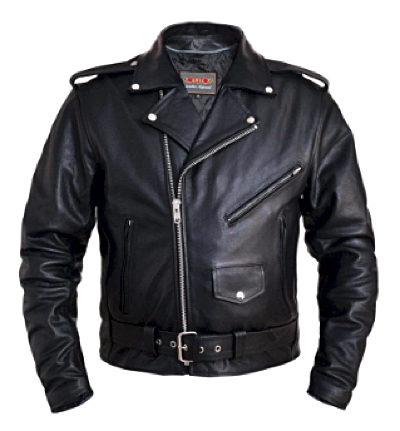 Men's Traditional Premium Leather M.C. Jacket