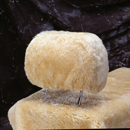 Ready-made Sheepskin Headrest Cover