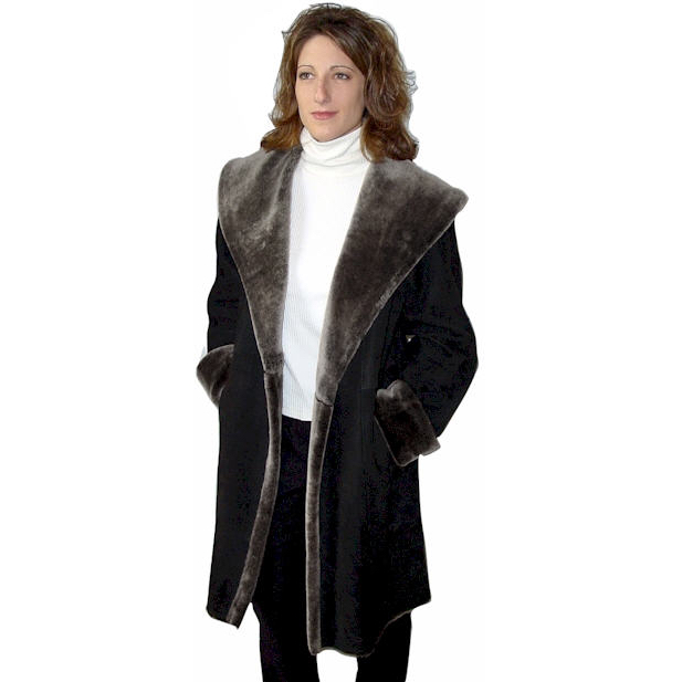Ladies Spanish Merino Shearling Coat
