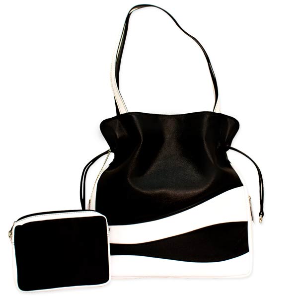 New Wave Leather Should Bag by ILI New York