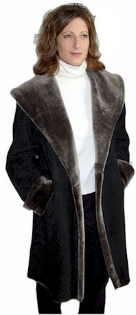 Spanish Merino 3/4 Shearling Coat