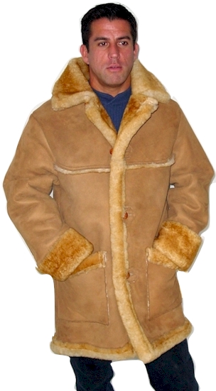 Sheepskin 3/4 Open Seam Coat