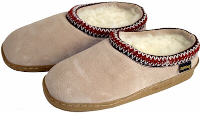 Ladies Clog Sheepskin Slippers by Old 