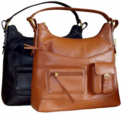 ILI Leather Hobo Bag - Style 6891