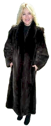 Sheared Beaver Coat, Full Length
