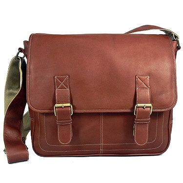 Latico Basics Adventurer Leather Messenger Bag
