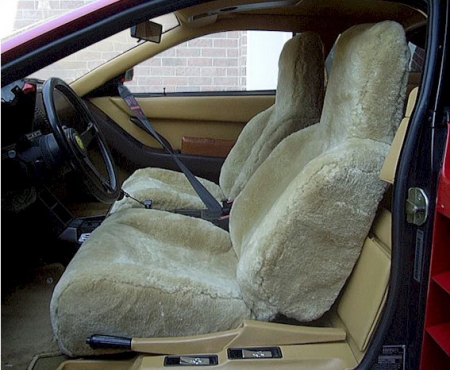 Tailor Made Sheepskin Seat Covers, Custom Made Sheepskin Car Seat Covers