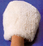 sheepskin car mitt