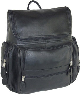 Leather Laptop Backpack F100
