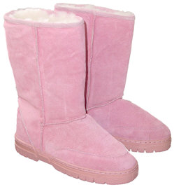 Shearing Boots in pink