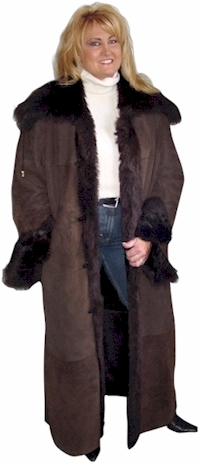 Spanish Merino Coat w/ Tuscany Trim